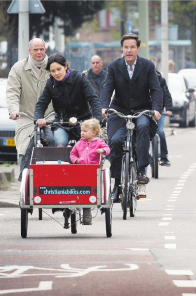 Cycle Chic: the resigned prime minister on his ladies bike